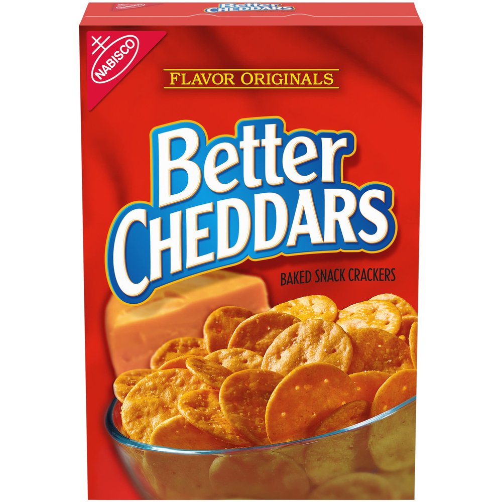 Nabisco Flavor Originals Better Cheddars Baked Snack Crackers, 6.5 Oz.