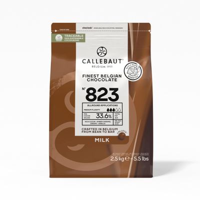Callebaut Milk 823 - Chocolate Callets (33.6% Cocoa) - 2.5kg
