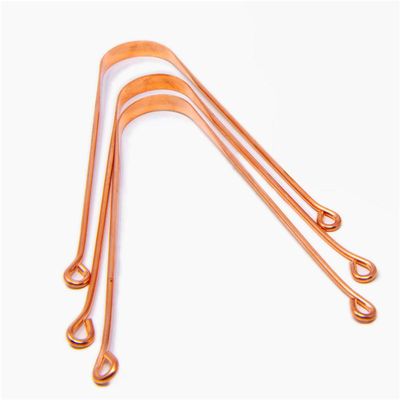 Copper Tongue Scraper Cleaner, Perfect Surgical Tongue Scraper, Best Remedy for Bad Breath, Maintains Oral Hygiene,Thick Safe Blunt Edges, Flexible Handle and Comfortable Grip - pack of 3