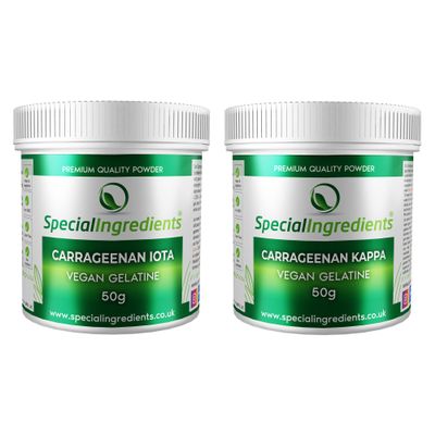 Carrageenan Iota 50g and Carrageenan Kappa 50g Premium Quality