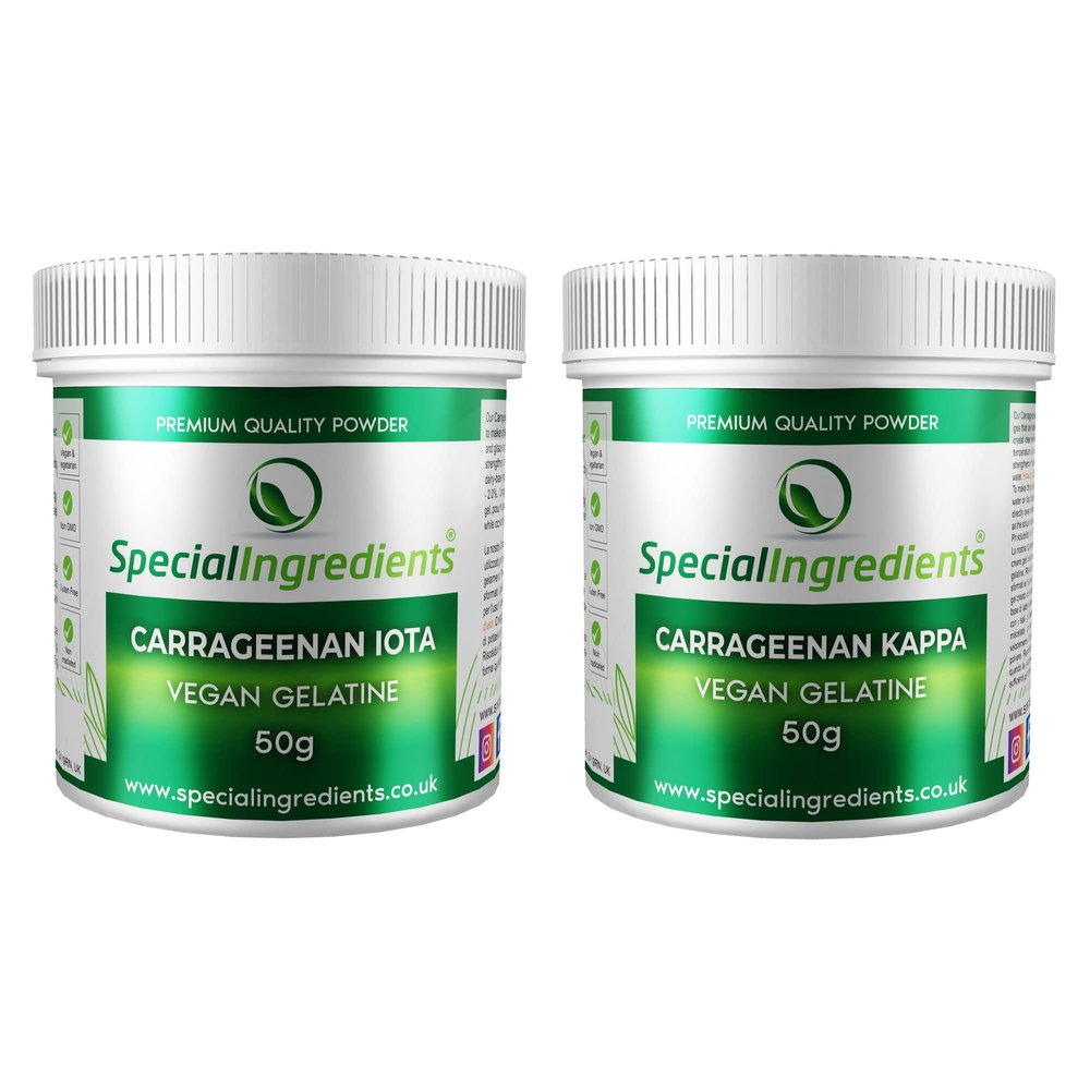 Carrageenan Iota 50g and Carrageenan Kappa 50g Premium Quality