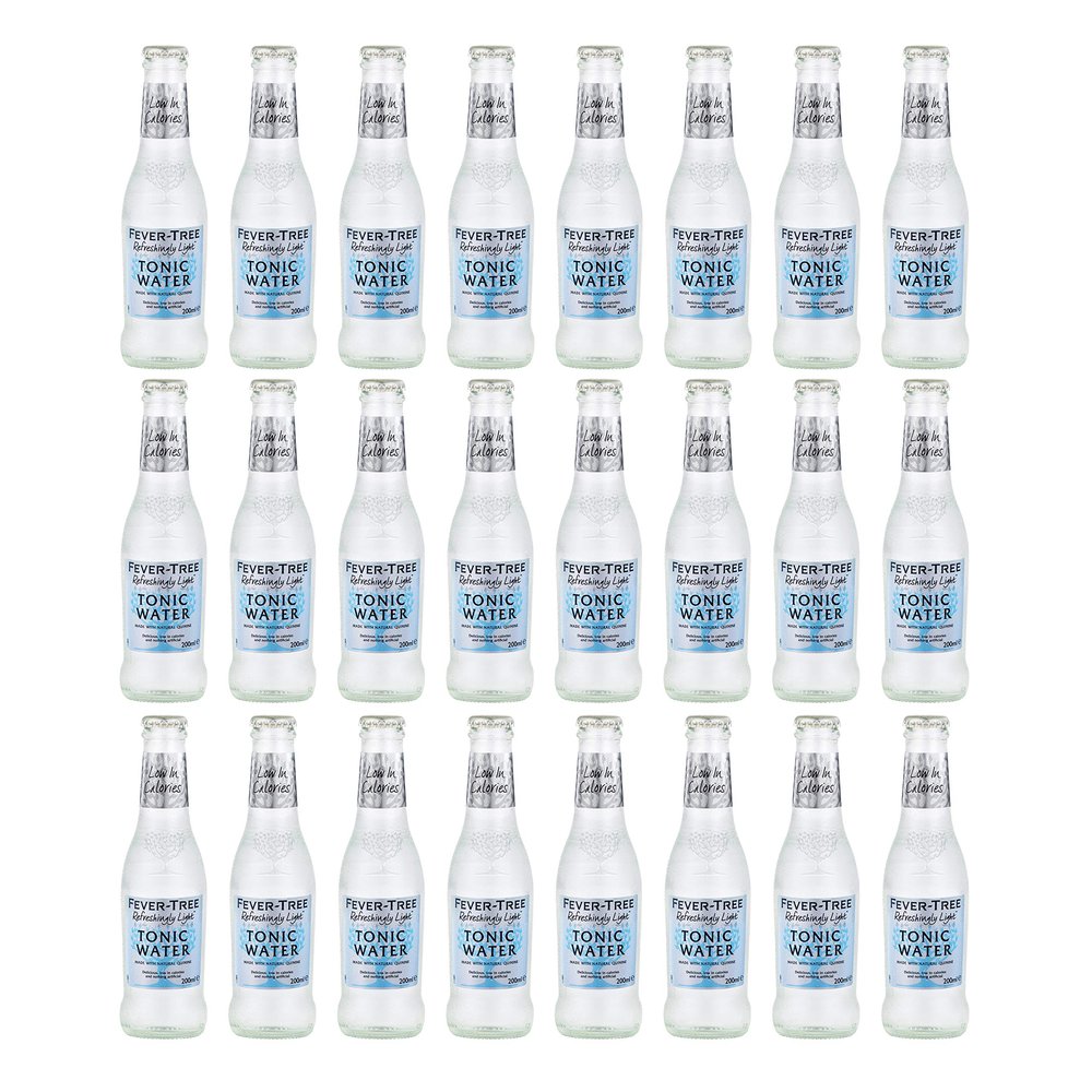 FEVER-TREE|Fever Tree Refreshingly Light Tonic Water (24 X 200ML)