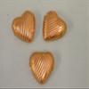 Copper Foil Covered Chocolate Hearts x 150 view 1