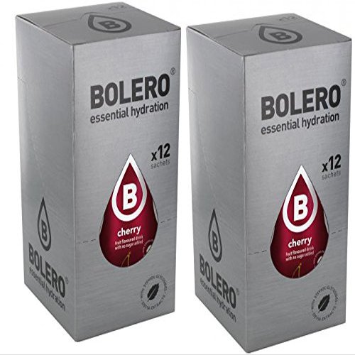 Bolero Cherry Drink Concentrate, 24 pieces (24 x 2589 cubic centimeters), 0.22 kg, by Bolero
