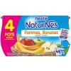 Nestl baby naturnes stewed apples bananas -lot -from 4 4/6 months view 2