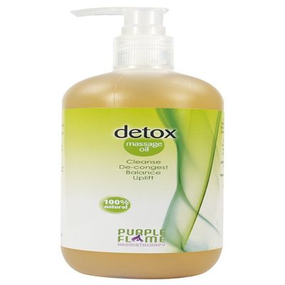 Purple Flame Detox Pre-Blended Massage Oil 500ml