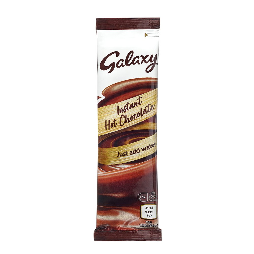 Galaxy Instant Hot Chocolate Sachets, Pack of 100