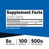Nutricost Creatine Monohydrate Micronized Powder 500G, 5000mg Per Serv (5g) - 100 Servings for Endurance, Muscle Growth, Athletic Performance and Recovery view 2