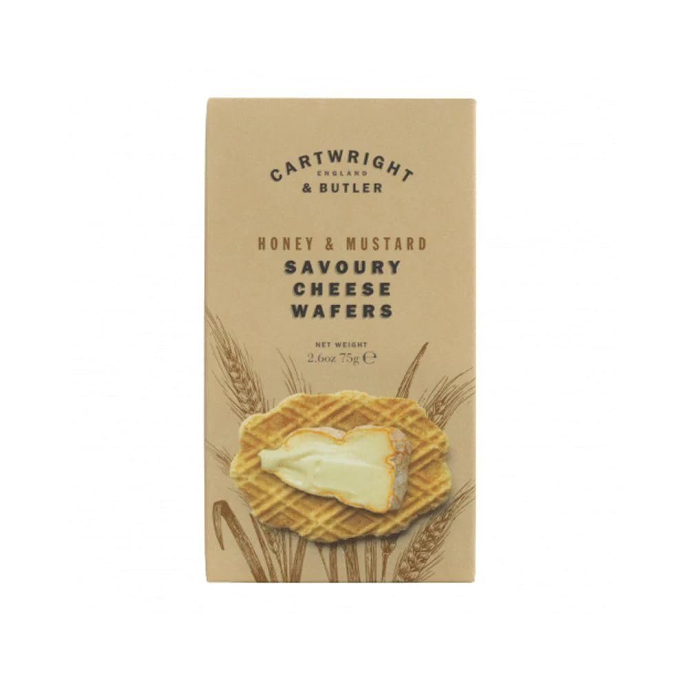 Cartwright & Butler Cheese Wafers with Honey Mustard 75 g