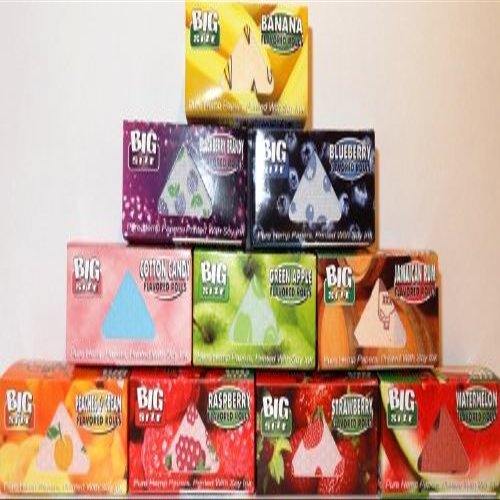 JUICY JAY'S FLAVORED ROLLS BIG SIZE - 24 ROLLS IN 12 FLAVORS SOLD BY TRENDZ