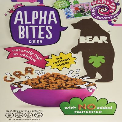 Bear Alphabites Cocoa 375g - Pack of 2