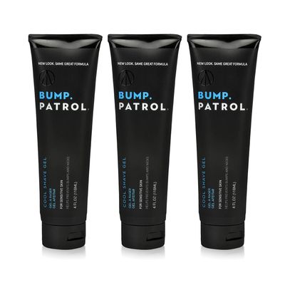 Bump Patrol Cool Shave Gel 120 ml Tube (Sensitive) (3-Pack)