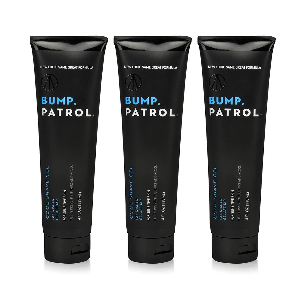 Bump Patrol Cool Shave Gel 120 ml Tube (Sensitive) (3-Pack)