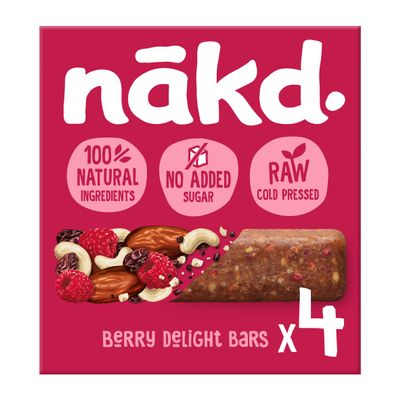 Nakd Berry Delight, 4x35g