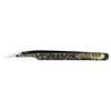 MilleniumHair Lash Extension Tweezers Pointed / Straight for Eyelash Extension (Black-Gold) view 1