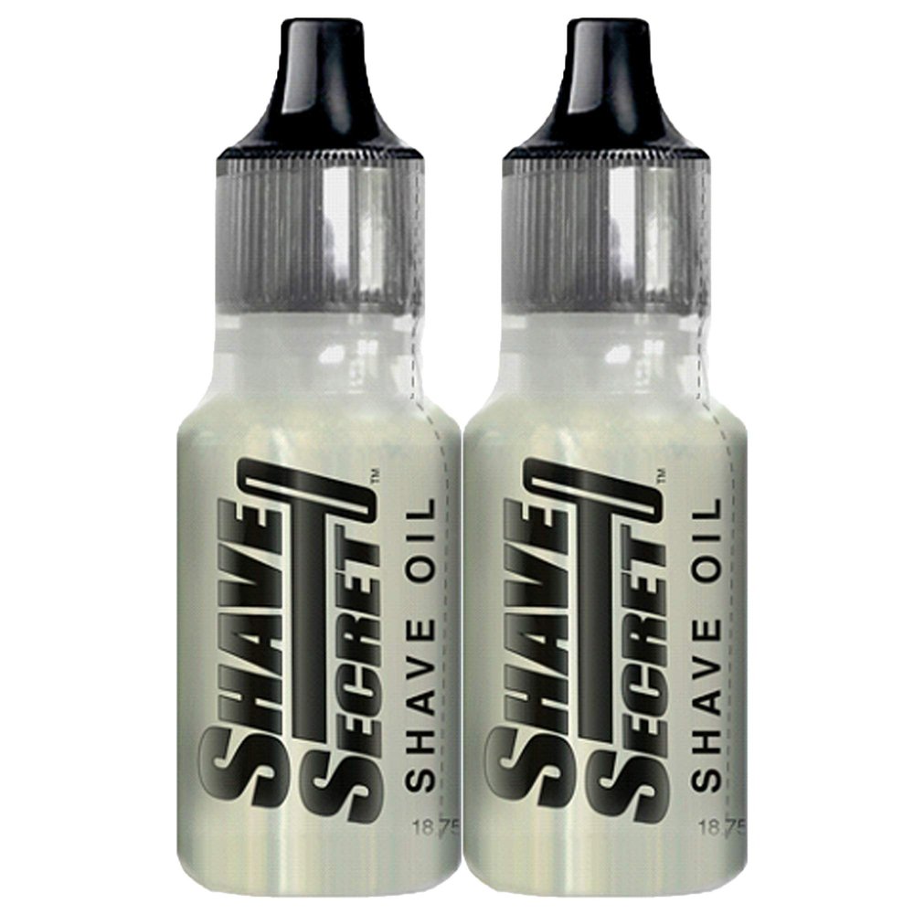 SHAVE SECRET SHAVING OIL- THE BEST SHAVE EVER! 18.75ML(2 Pack) by Shave Secret