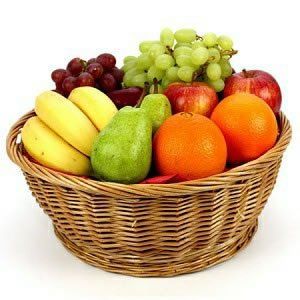 Fresh Fruit Hamper with Chocolate Money - Organic - Free Gift Wrapping & Free Message Option