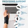 Actesso Dual Strap Wrist Splint Brace - Support Ideal for Carpal Tunnel Syndrome, Wrist Fractures, Sprains, Tendonitis, RSI and Injury (Small-Medium, Left) view 2