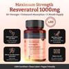 1000mg Resveratrol x 540 Tablets (6 Bottles of 90-18 Months Supply) with Black Pepper Extract view 2