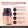 UltraColl Marine Collagen 1000mg x 360 Tablets (2 Bottles of 180) - 12 Months Supply. The only Patented Anti-Aging Collagen Types I, II, III, and VII view 4