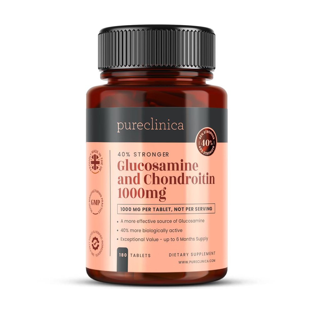 Glucosamine HCL and Chondroitin 1000mg X 180 Tablets - 6 Months Supply
