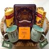 Deluxe Tea Chocolates & Biscuits Hamper - Deluxe Enamel Mugs - Perfect for The keen Gardeners view 1