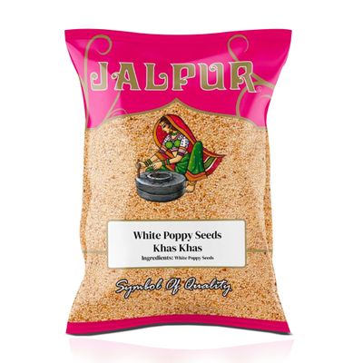 JALPUR Millers Premium White Poppy Seeds (Khus Khus) 100g  Natural, Vegan-Friendly, Non-GMO, Ideal for Baking, Indian & Middle Eastern Cuisine, Garnishing, and Thickening Sauces  Aromatic