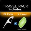 DenTek Floss Picks & Travel Case for On-The-Go, 4 Travel Cases & 12 Floss Picks, 6 Pack view 2