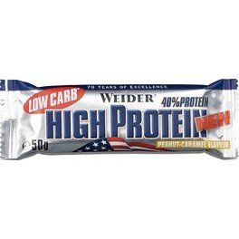 24 x 40% High Protein Bar 50 g Caramel - Peanut