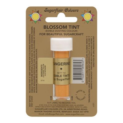 Sugarflair Blossom Tint Edible Dusting Colour - Tangerine