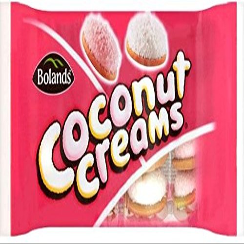Bolands Coconut Cream Biscuits 200 g (Pack of 6)