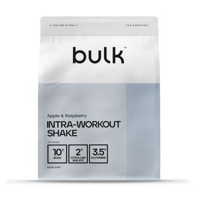 Bulk Complete Intra-Workout, BCAAs, Branched Chain Amino Acids, Citrulline, Glutamine, BCAA Powder, Amino Acids, Apple and Raspberry, 500 g