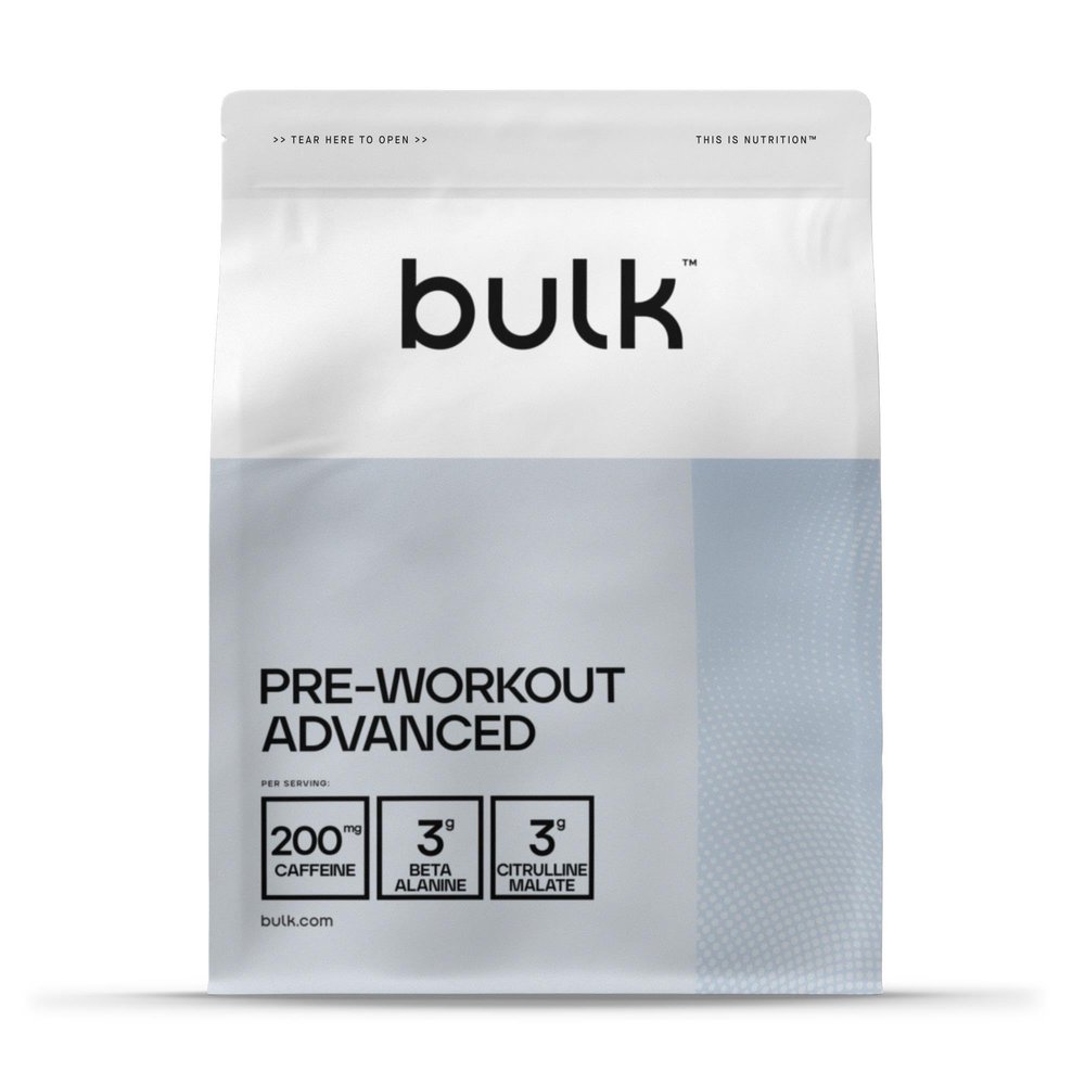 Bulk Pre Workout Advanced, Mixed Berry, 1 kg