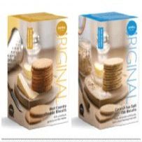 Furniss Original Savoury Biscuits - Twin Pack - 2 x 170g - West Country Cheddar Biscuits & Cornish Sea Salt Biscuits