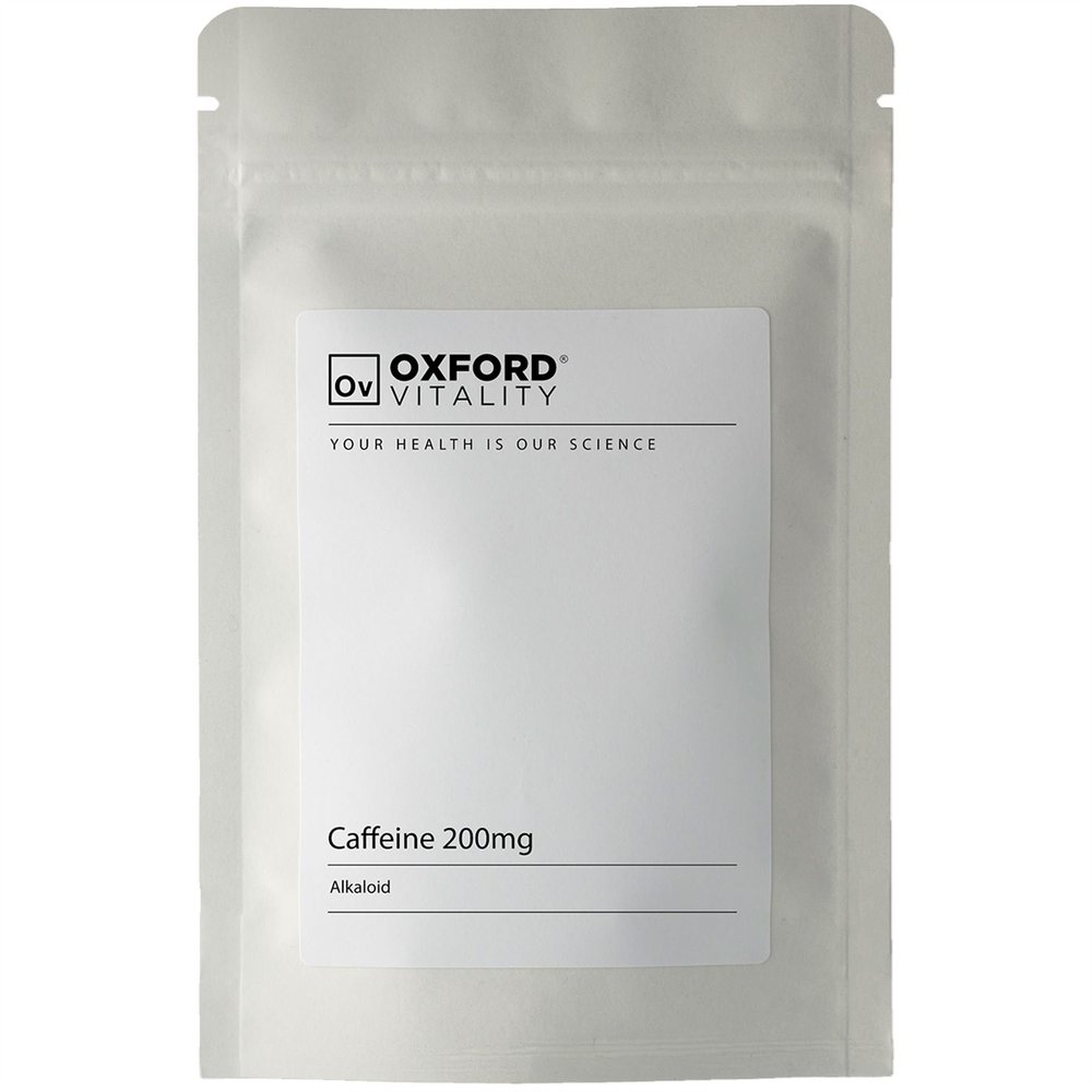 Caffeine 200mg Tablets | Supplements for Pre-Workout Energy | Oxford Vitality
