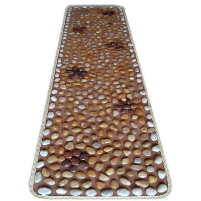 EliteShine Rock Massage Mat Bathroom Mat Yoga Mat Kitchen Rug Pebble Stone Walkway in Garden