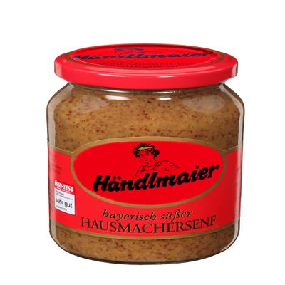 Hndlmaier's Handmade mustard sweet glass,335 ml (1er Pack)