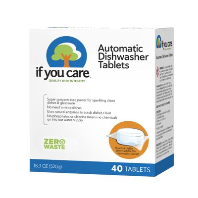 IF YOU CARE Automatic Dishwasher Tablets, 40 Count