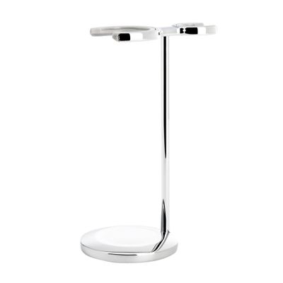 MHLE Chrome Shaving Set Stand for VIVO and RYTMO Series Brushes & Razors