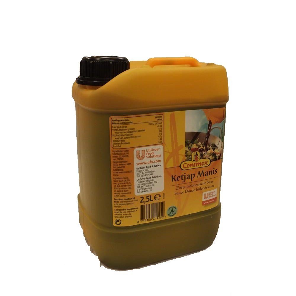 Conimex - Ketjap Manis (sweet soy sauce) - 2,5 Ltr