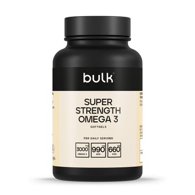 Bulk Super Strength Omega 3 Softgels, 1000 mg, Pack of 270