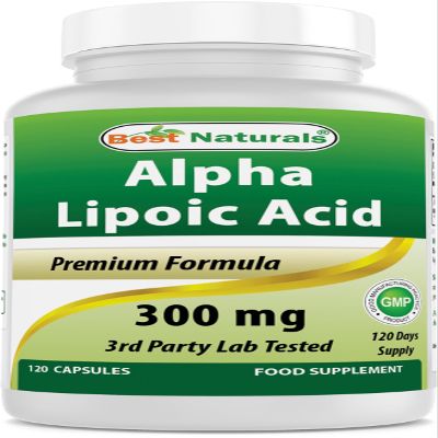 Best Naturals Alpha Lipoic Acid 300 mg 120 Capsules