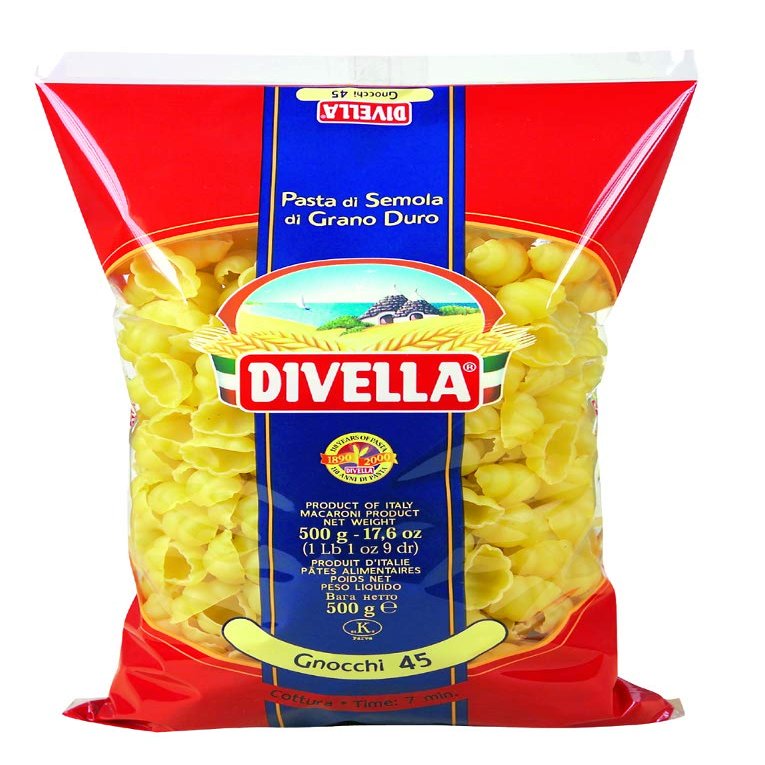 20x Pasta Divella N 45 Gnocchi Italian Pasta 500g