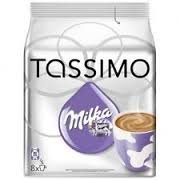 Tassimo T-Discs Milka (16 T-Discs)"Hot chocolate flavour drink & Creamer from Milk" - 8 servings x 2 PACK