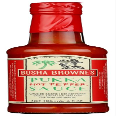 Busha Browne'S Busha Brownes Pukka Hot Pepper Sauce, 5.0 Ounce