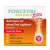 Forceval Soluble Junior, Kids Multivitamin Drink, Including Vitamin C, D, B12, A and B6. One Effervescent Tablet a Day, no Added Sugar, Vegetarian. Suitable for Children 6+. Pack of 30 view 1