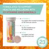 Forceval Soluble Junior, Kids Multivitamin Drink, Including Vitamin C, D, B12, A and B6. One Effervescent Tablet a Day, no Added Sugar, Vegetarian. Suitable for Children 6+. Pack of 30 view 3