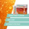 Forceval Soluble Junior, Kids Multivitamin Drink, Including Vitamin C, D, B12, A and B6. One Effervescent Tablet a Day, no Added Sugar, Vegetarian. Suitable for Children 6+. Pack of 30 view 4