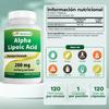Best Naturals Alpha Lipoic Acid 200 Mg 120 Capsules view 2