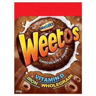 Weetabix Weetos Chocolatey Hoops 8x350g